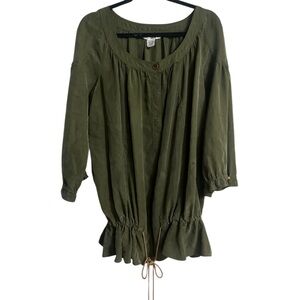 DVF Silk Tunic Blouse